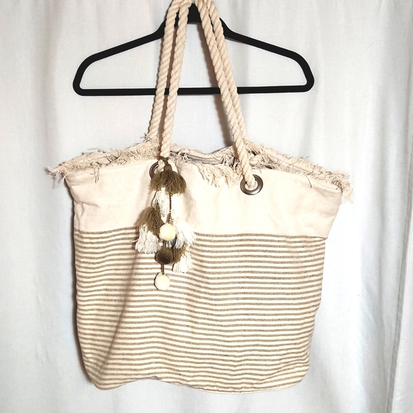 Magid Oversized Woven Cotton Beach Market Vacation Tote XLarge NEW!! - Picture 11 of 11